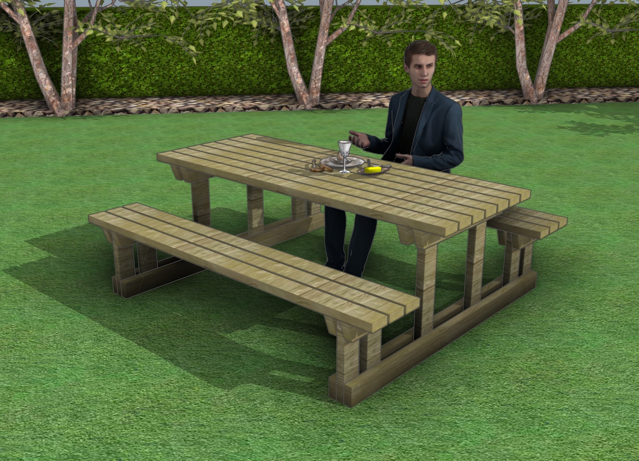 How to build a picnic table with detached benches