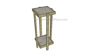 Tiered plant stand plans