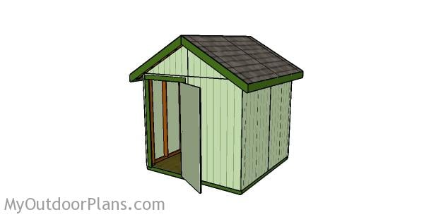 8×8 Shed Plans