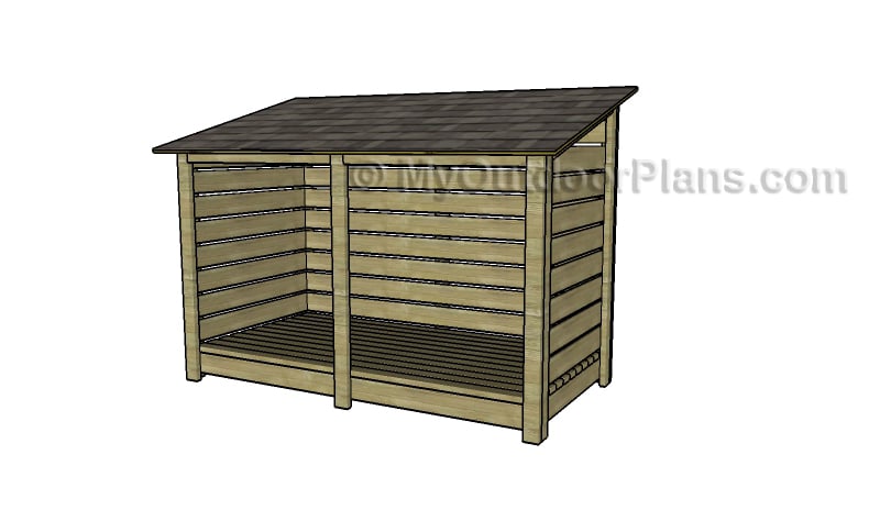 Firewood Storage Shed Plans Myoutdoorplans Free Woodworking Plans And Projects Diy Shed Wooden Playhouse Pergola Bbq