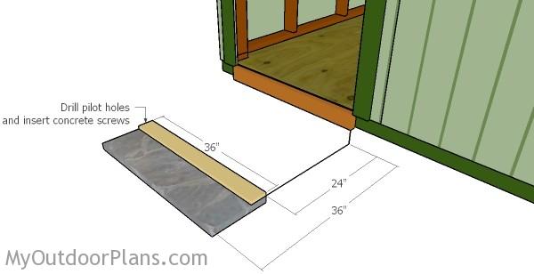 shed ramp plans myoutdoorplans free woodworking plans