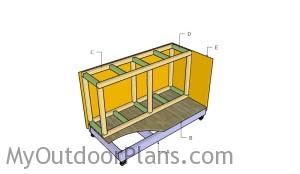 Building a lumber storage rack