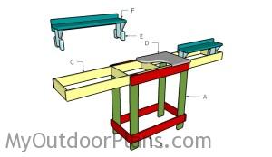 Building a miter saw table