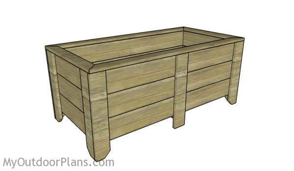 Large Planter Plans Myoutdoorplans, How Do You Make A Large Wooden Planter Box