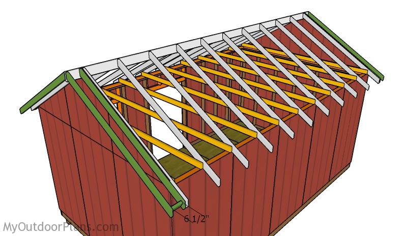 12×20 Shed Roof Plans