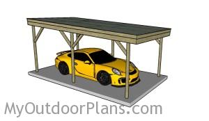 Flat Roof Carport Plans