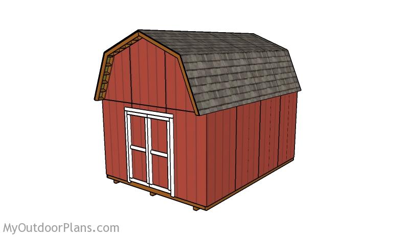 12×16 Barn Shed Plans