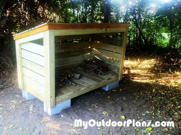 Building a Wood Storage Shed