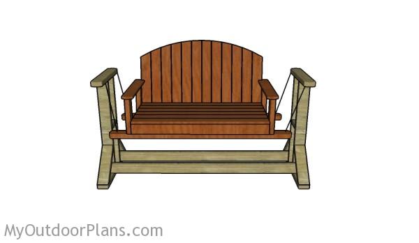 Swing Bench Plans MyOutdoorPlans Free Woodworking ...