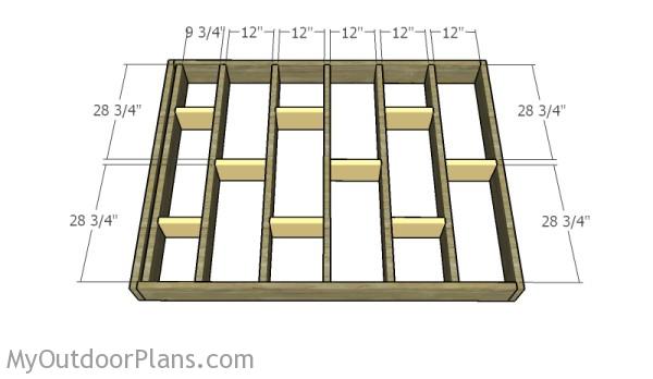 Floating Bed Frame Plans Myoutdoorplans, King Size Floating Bed Frame Blueprints