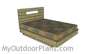 Floating bed frame plans