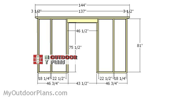 Front-wall-frame