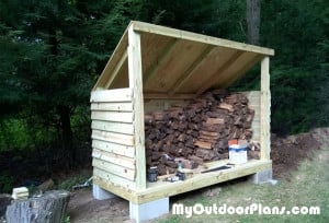 Lean-To-Firewood-Shed