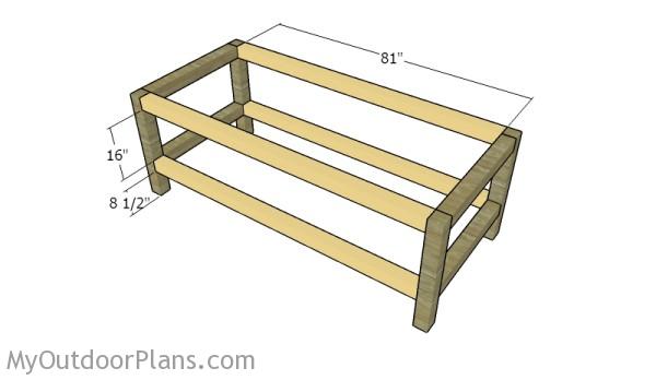 4x8 Workbench Plans MyOutdoorPlans Free Woodworking 