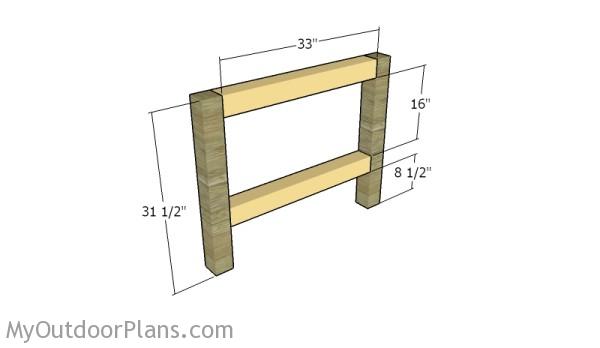 4x8 Workbench Plans MyOutdoorPlans Free Woodworking 