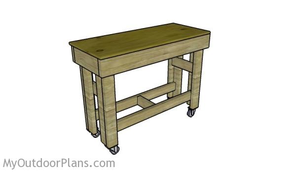 Small Workbench Plans MyOutdoorPlans Free Woodworking 