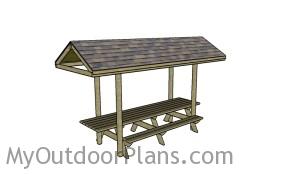 12 foot picnic table with roof plans