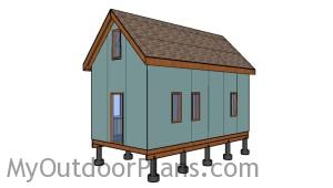 12x24 Tiny House with Loft Plans