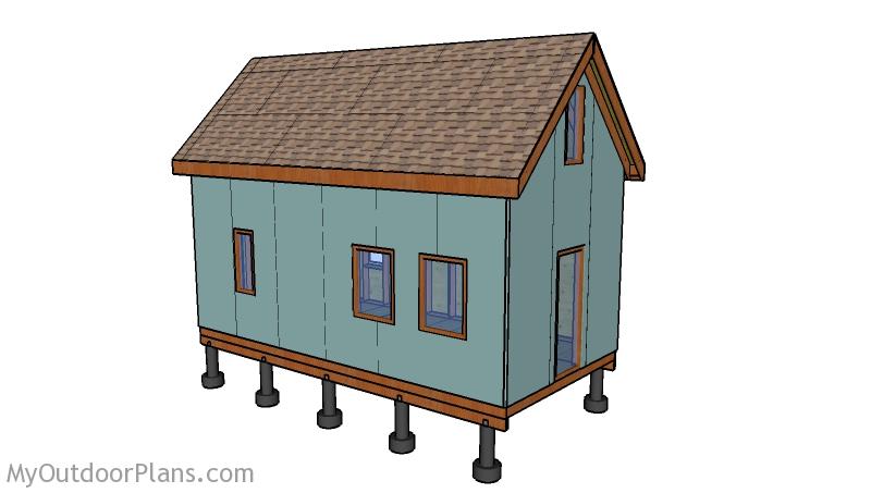 12×24 Tiny House With Loft Plans
