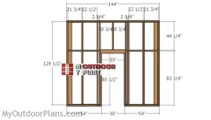 Buildig-the-front-wall-frame