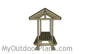 Building a picnic table with roof