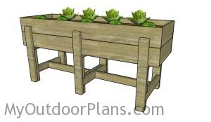 Elevated garden bed plans