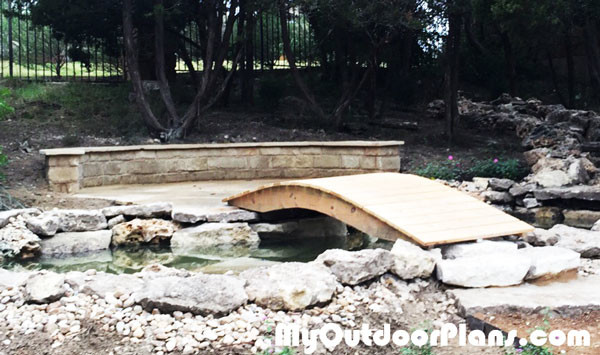 DIY Garden Bridge MyOutdoorPlans Free Woodworking 