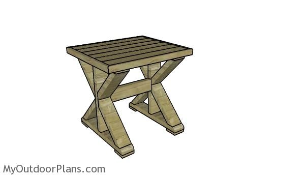 Download Farmhouse Side Table Plans | MyOutdoorPlans | Free Woodworking Plans and Projects, DIY Shed ...