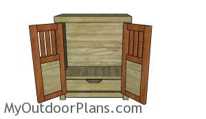 18 inch Doll Armoire Plans