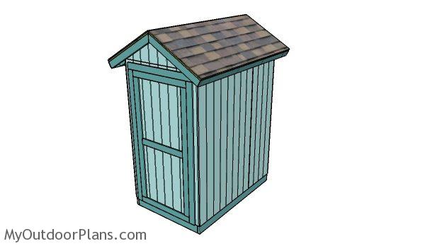 4x6 Shed Plans MyOutdoorPlans Free Woodworking Plans 