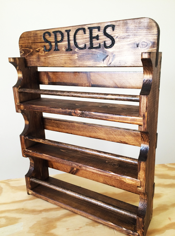 DIY Spice Rack MyOutdoorPlans Free Woodworking Plans 