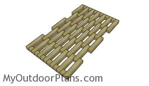 Wood Door mat Plans