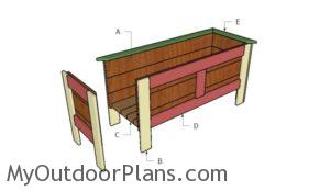 Building a wood planter box