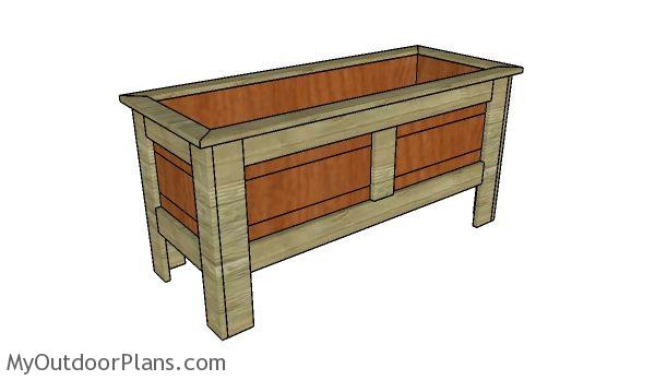 Planter Box Plans - Free PDF - Construct101