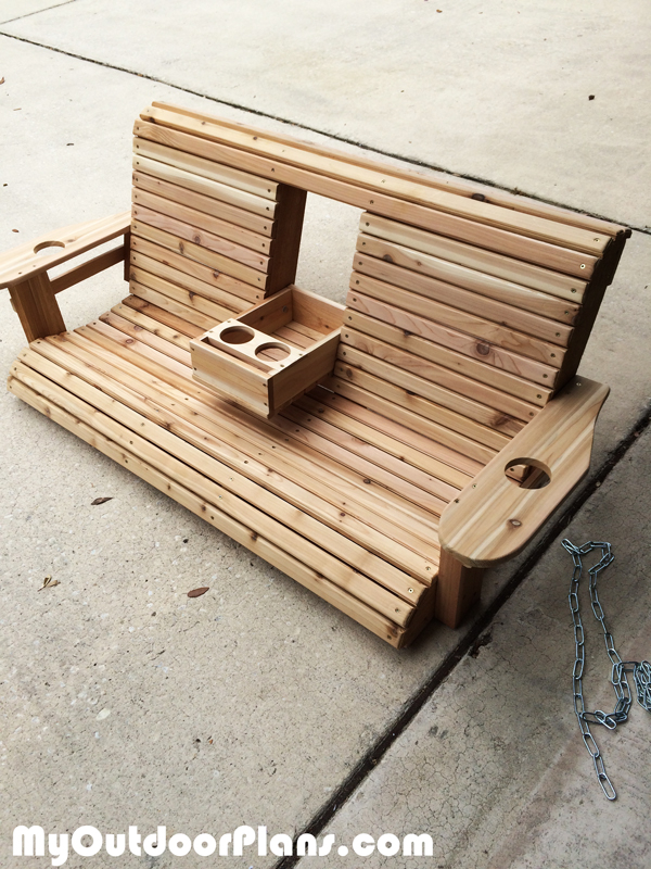 DIY Wood Porch Swing