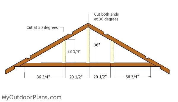 free 12x16 shed roof plans myoutdoorplans free