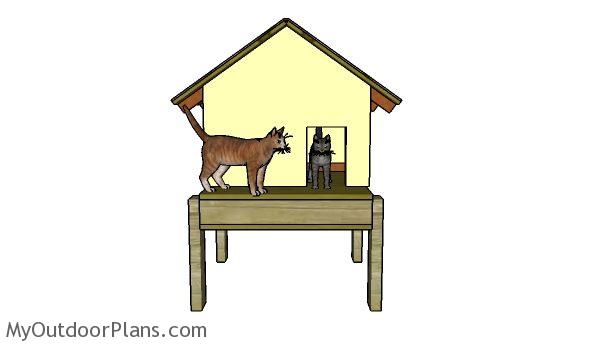 Cat House Roof Plans MyOutdoorPlans Free Woodworking 