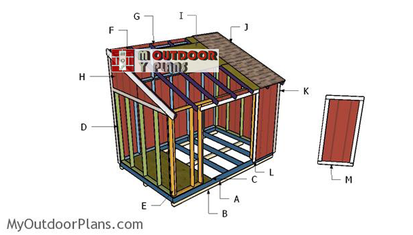 Building-a-8x12-lean-to-shed
