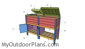 building-a-wood-cooler-with-cabinet
