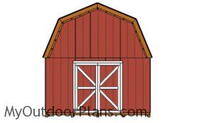 14x16-shed-plans-front-view