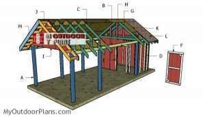 Building-a-carport-with-gable-roof