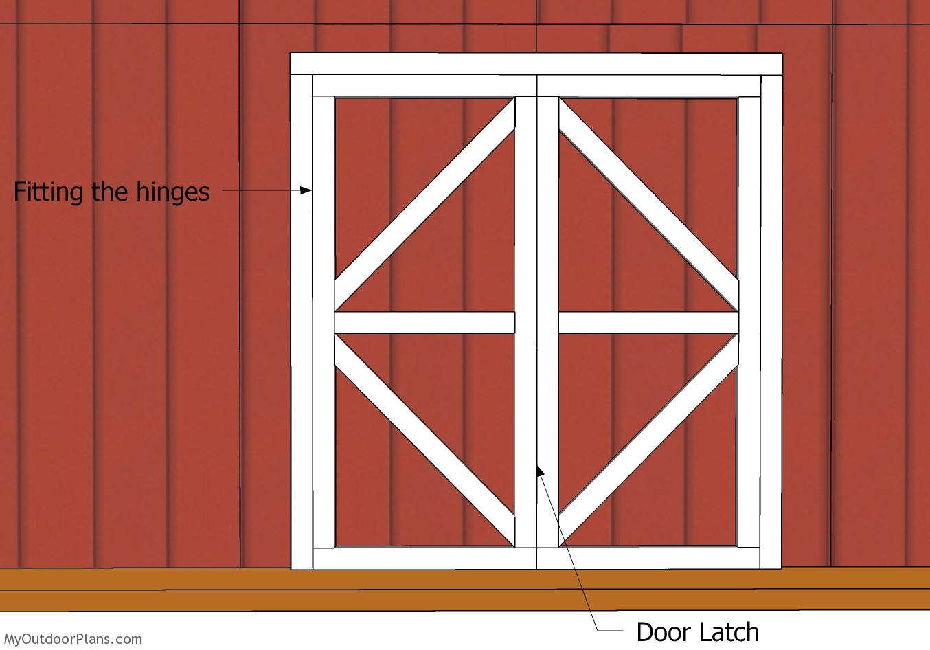 Large Shed Doors Plans