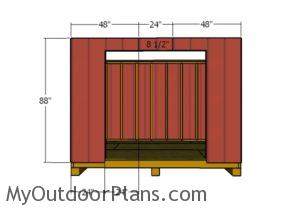fitting-the-siding-to-the-front-wall