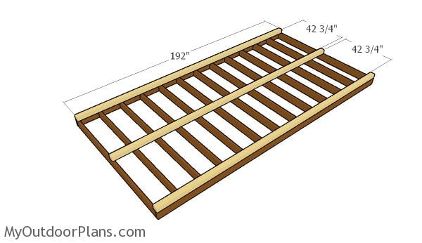 8x16 Gable Shed Plans | MyOutdoorPlans | Free Woodworking 