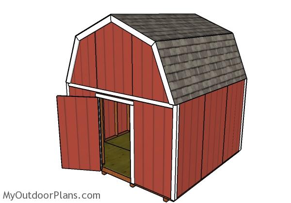 12×12 Barn Shed Plans