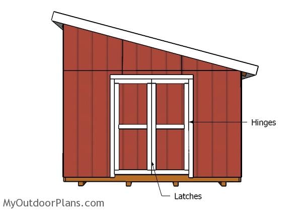 Doors for a Lean to Shed Plans