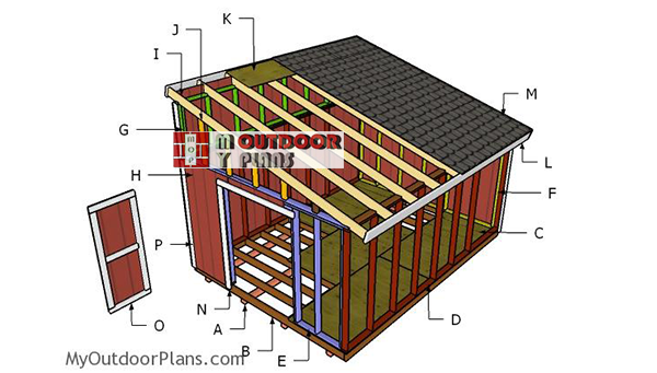 Building-a-12x16-lean-to-shed