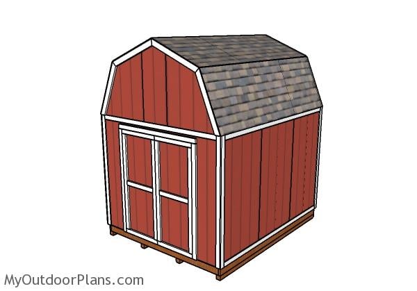 10×12 Barn Shed Plans