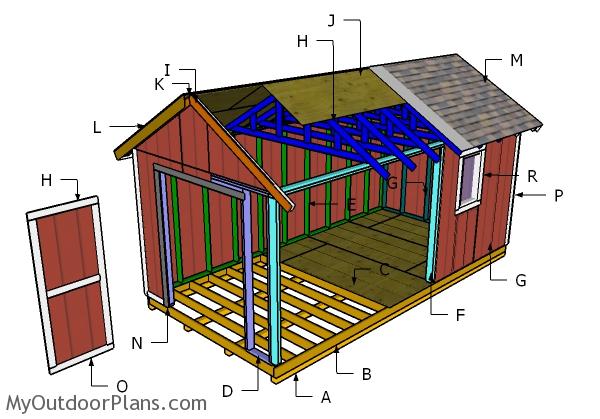 Outdoor Storage Roof Plans