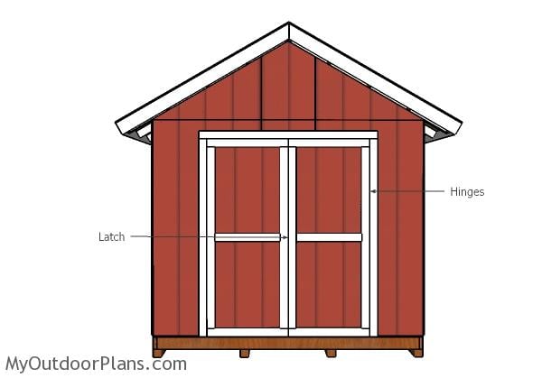 DIY Shed Doors for a 10x20 Shed